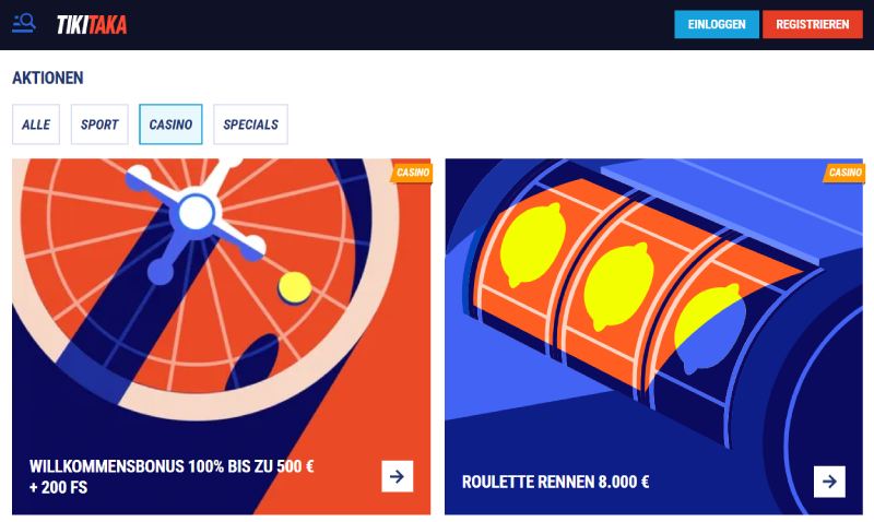TikiTaka casino Deutschland