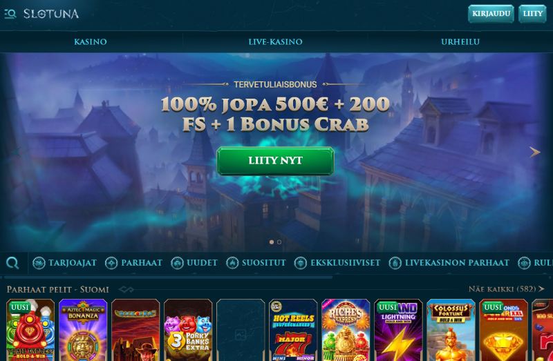 Slotuna kasino Suomi