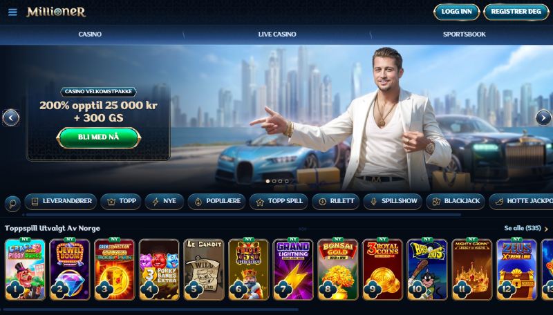 Millioner Casino Norge